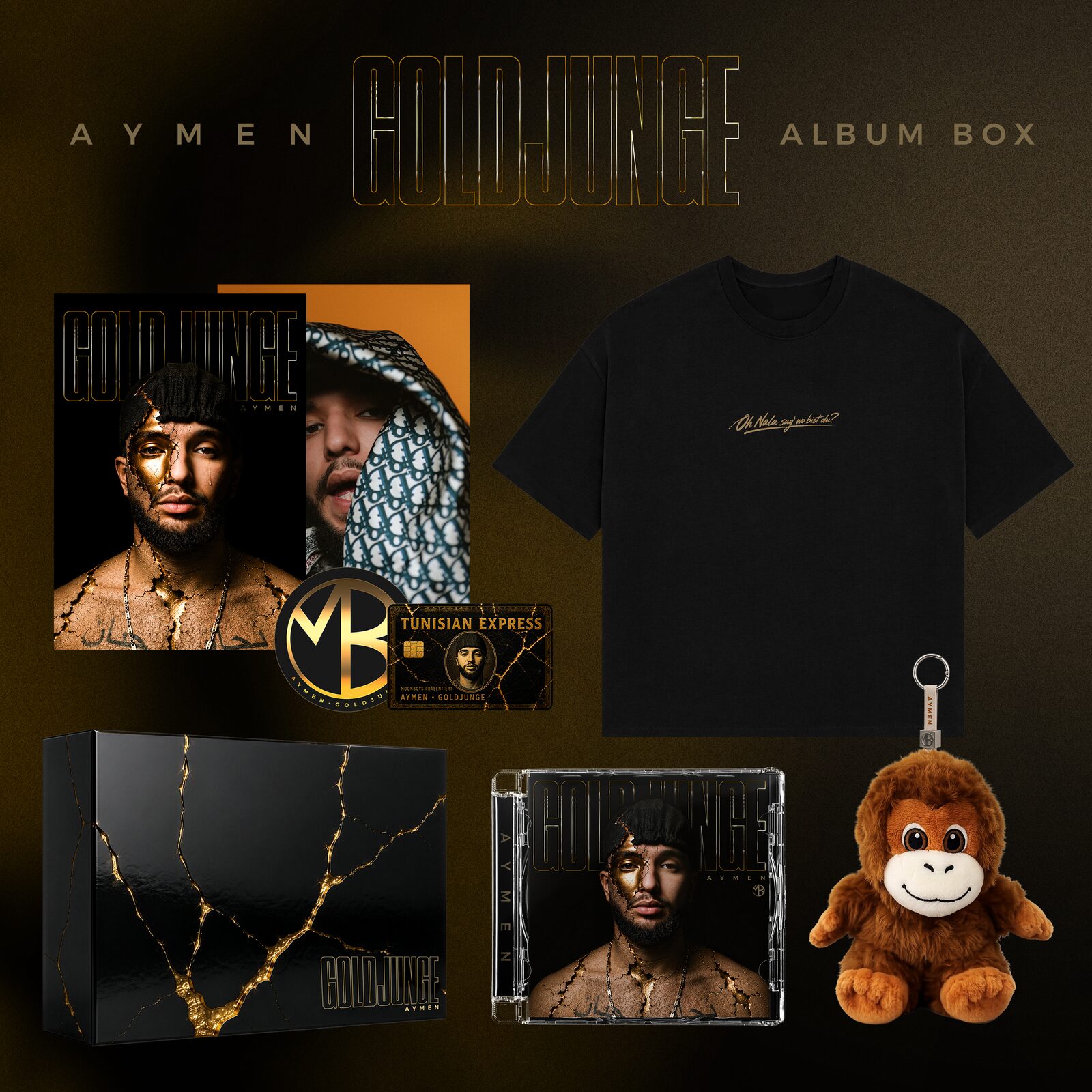 Aymen geht mit seiner ersten Album Box in den Vorverkauf.